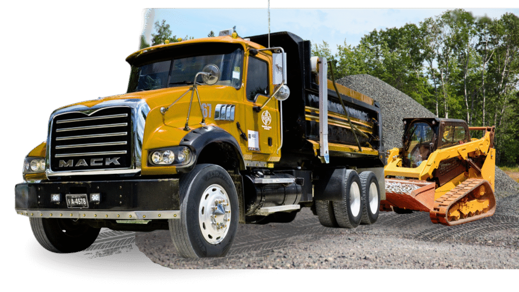 Best Dump Truck Services Atlanta working on site.